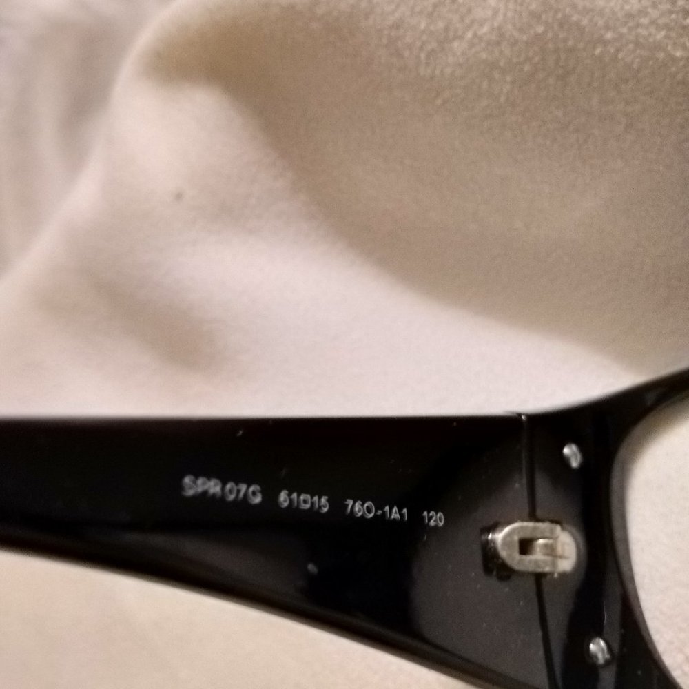 Prada Black Sunglasses: Frames Only - Picture 10 of 16